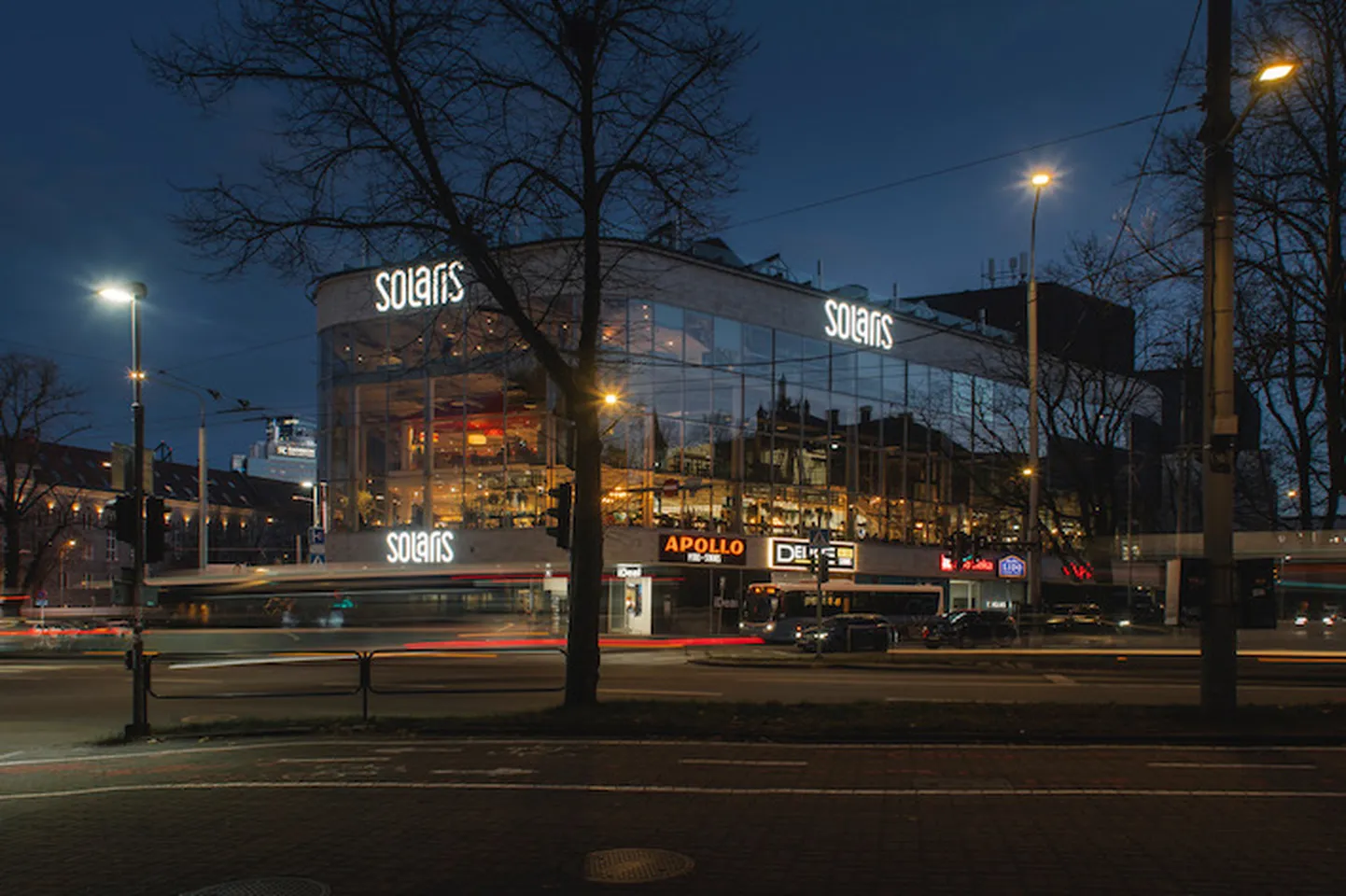 Solarise kaubanduskeskuse hoone.