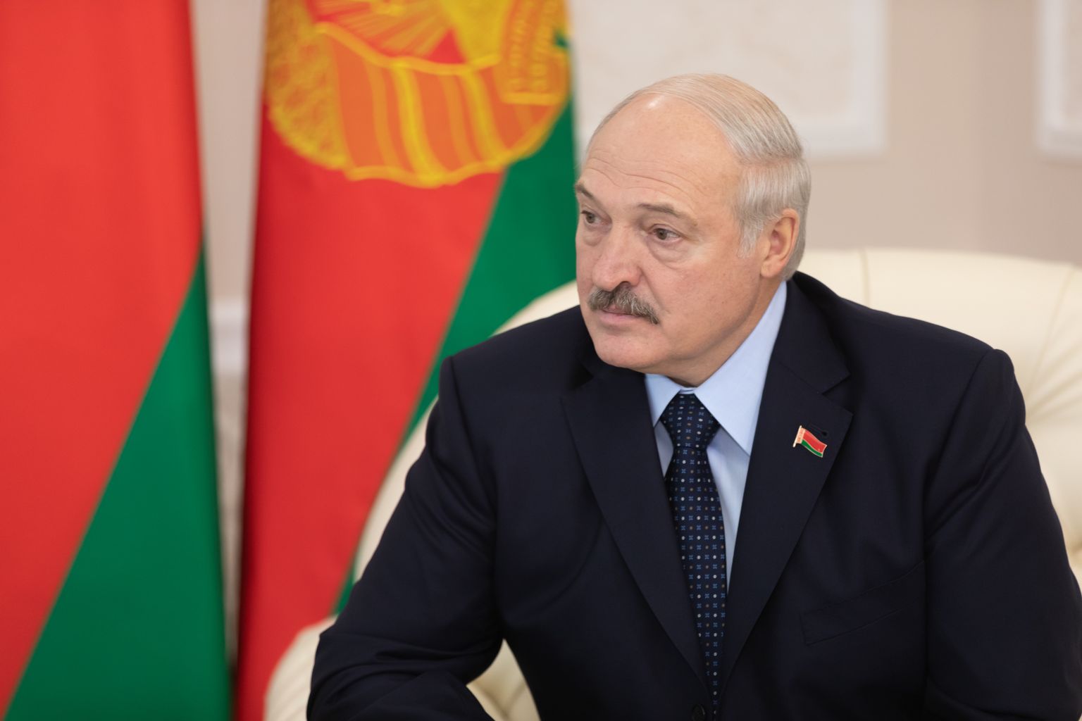 Baltkrievijas pašpasludinātais prezidents Aleksandrs Lukašenko.