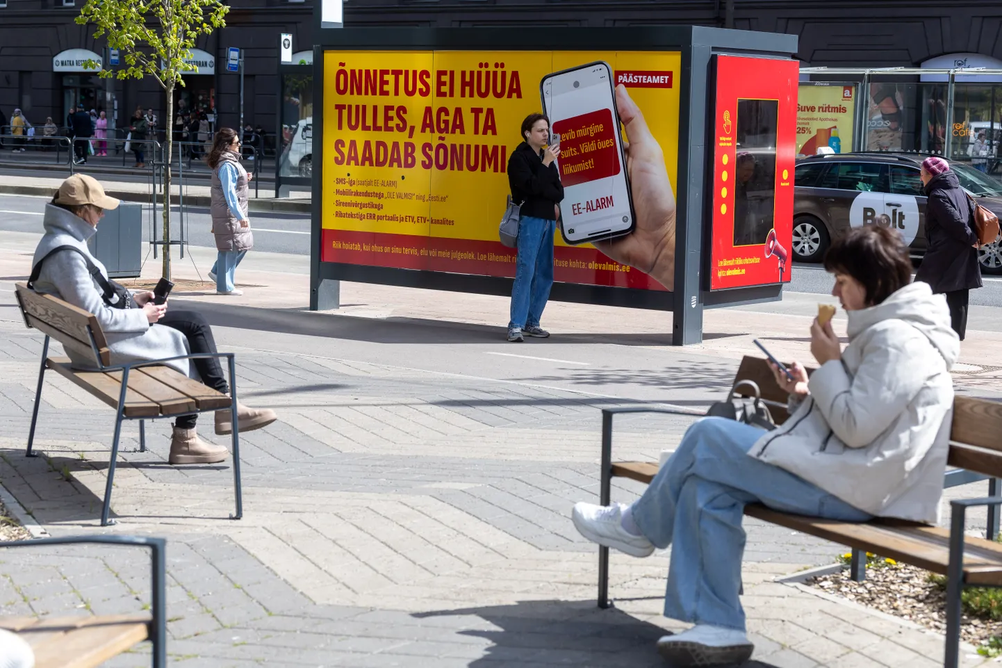 Ohuteavituse sireenid Tallinnas.