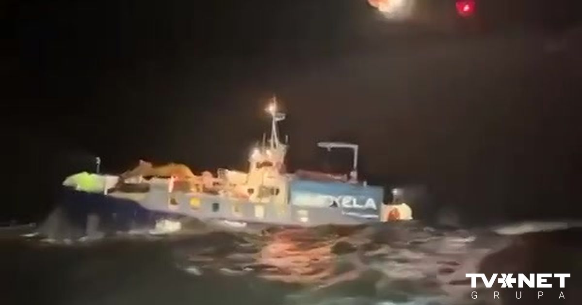 ЭКСКЛЮЗИВНОЕ ВИДЕО Давший крен эстонский паром благополучно прибыл в ...