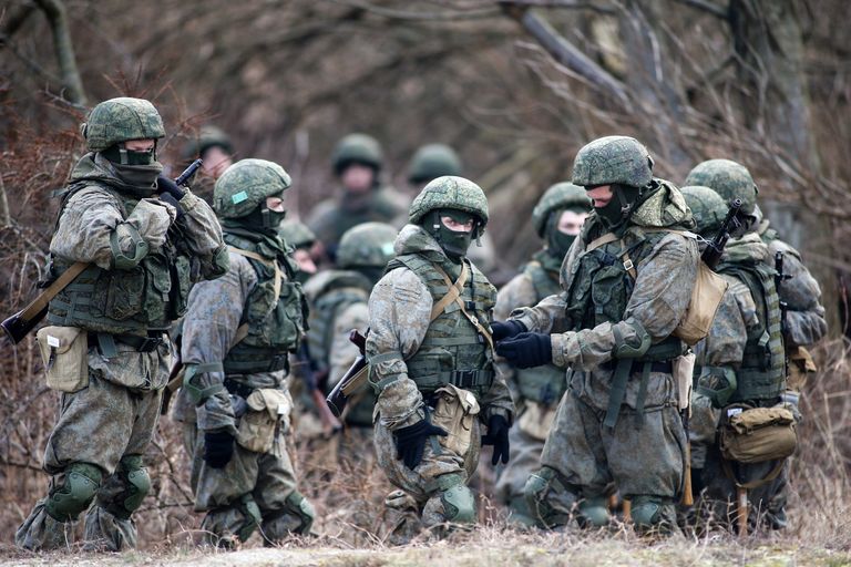 Venemaa sõdurid Kaliningradi oblastis.