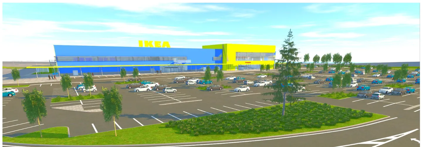 Ikea kontseptsioonipood allinna lähistel asuva Rae valla Kurna külas.