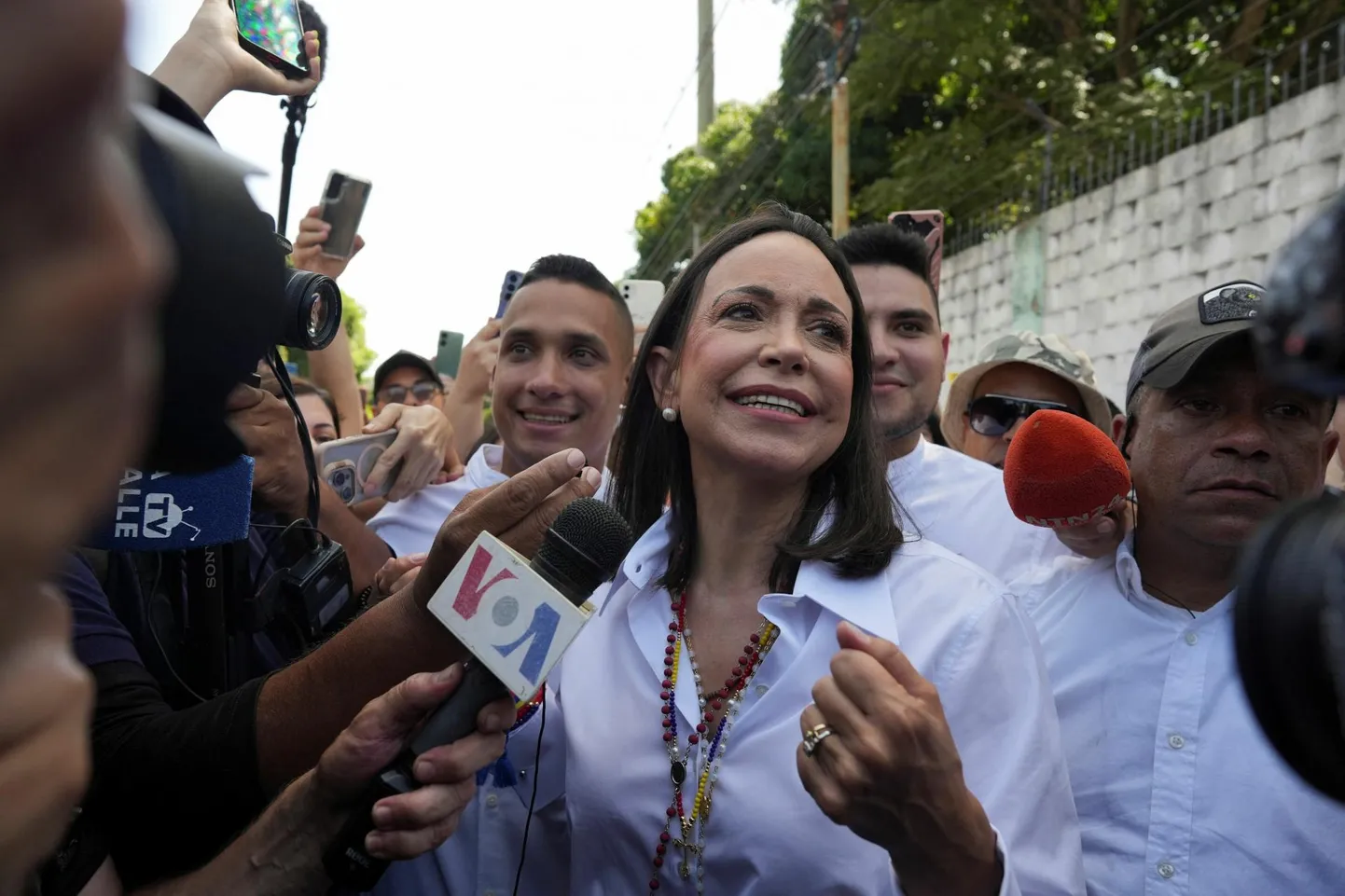 Venezuela opositsiooni liider María Corina Machado.