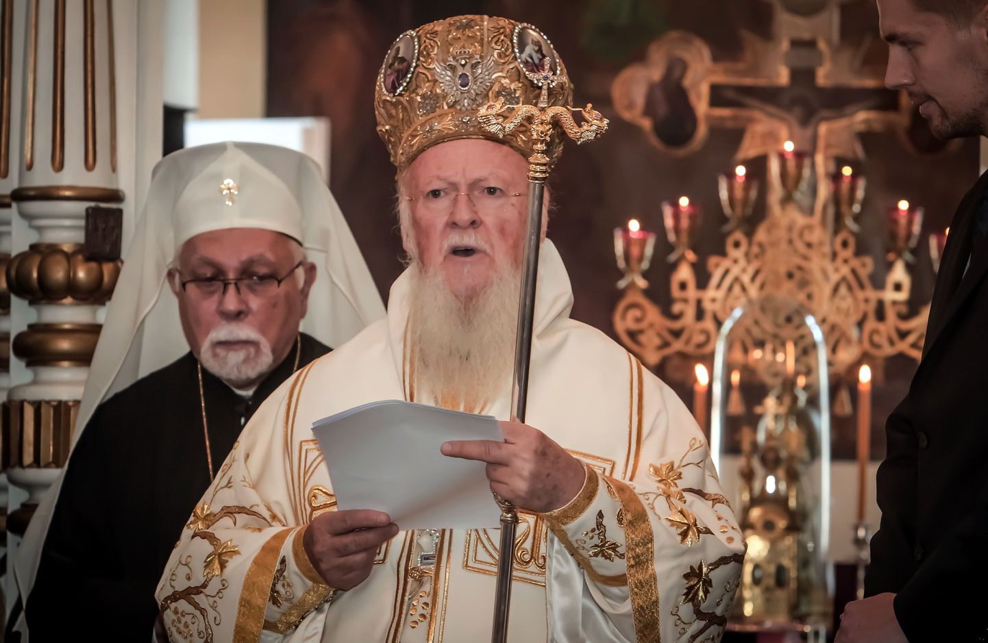 Konstantinoopoli patriarh Bartolomeus külastas pärast Pärnu visiiti ka Kihnut.