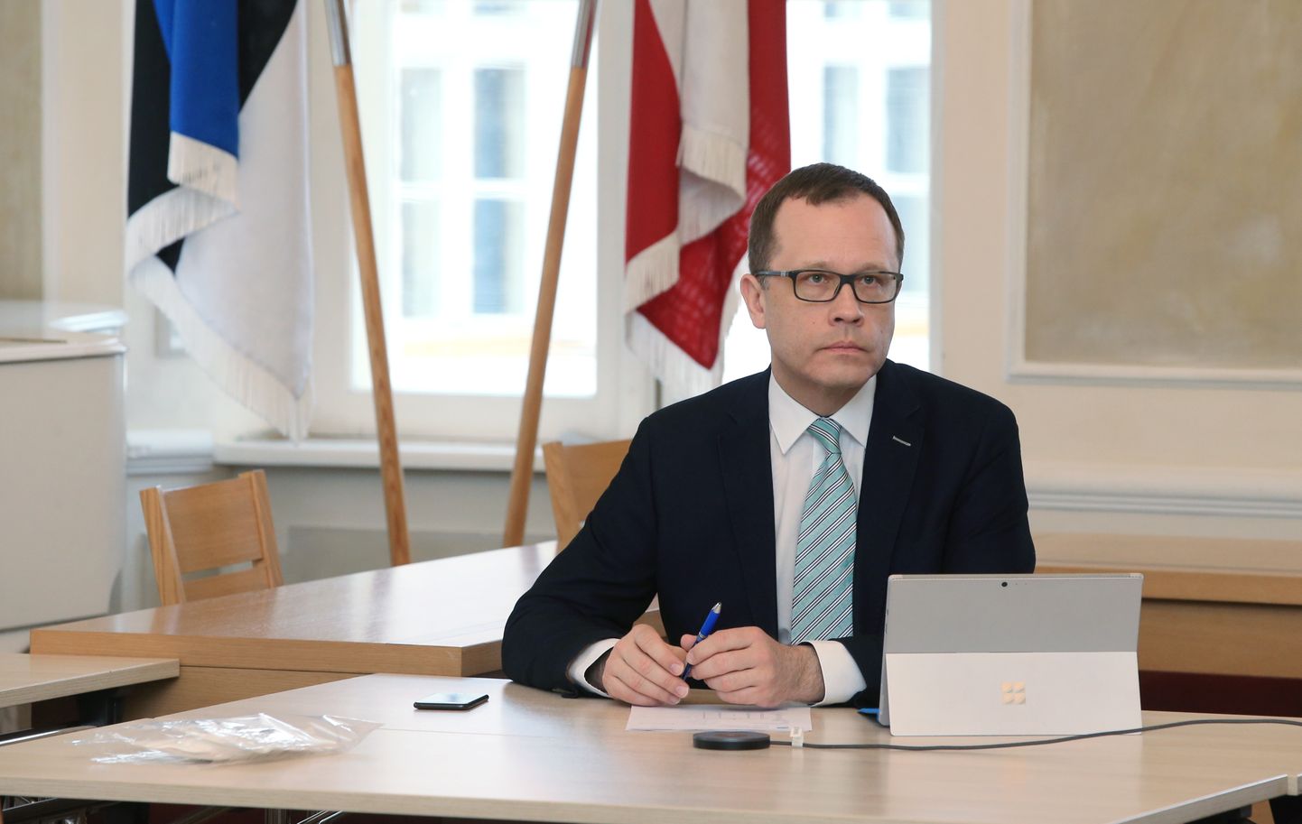 Kriisikomisjoni esimees Tartu linnapea Urmas Klaas.