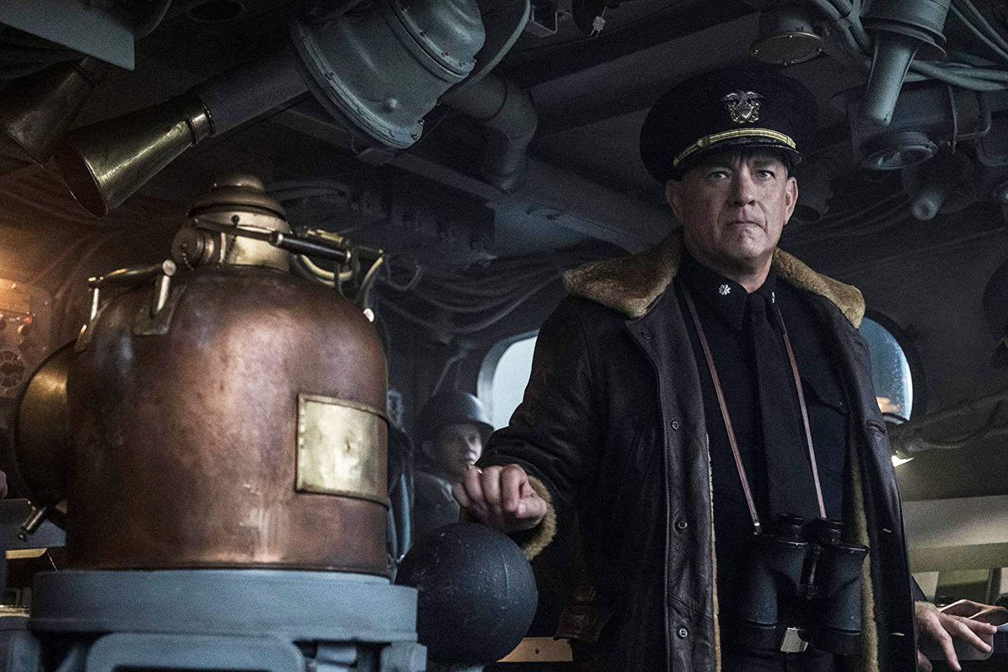 USA Fletcher-klassi hävitaja USS Keeling kutsungiga «Greyhound» komandör ja konvoi ülem kaptenleitnant Ernst Krause (Tom Hanks) oma eetiliste valikute ja otsustega on sõjafilmi keskne tegelane.