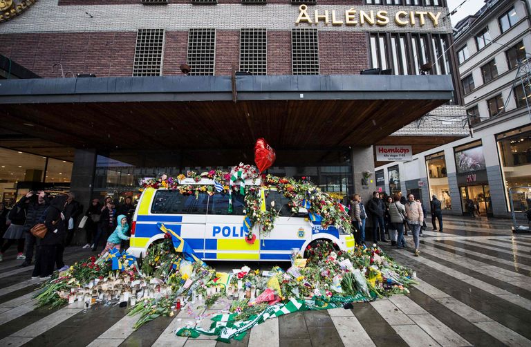 Politseinike tänamine Stockholmis