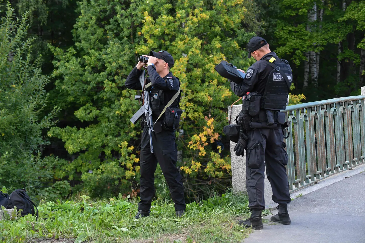 Venemaa politseinikud. Foto on illustratiivne.