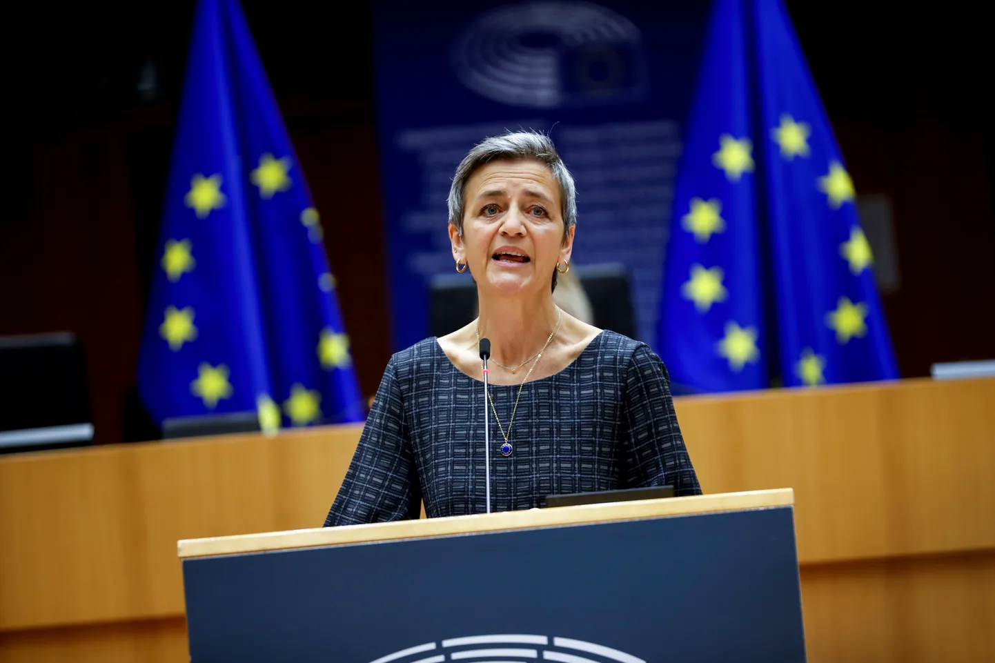 ES konkurences komisāre Margrēte Vestagere