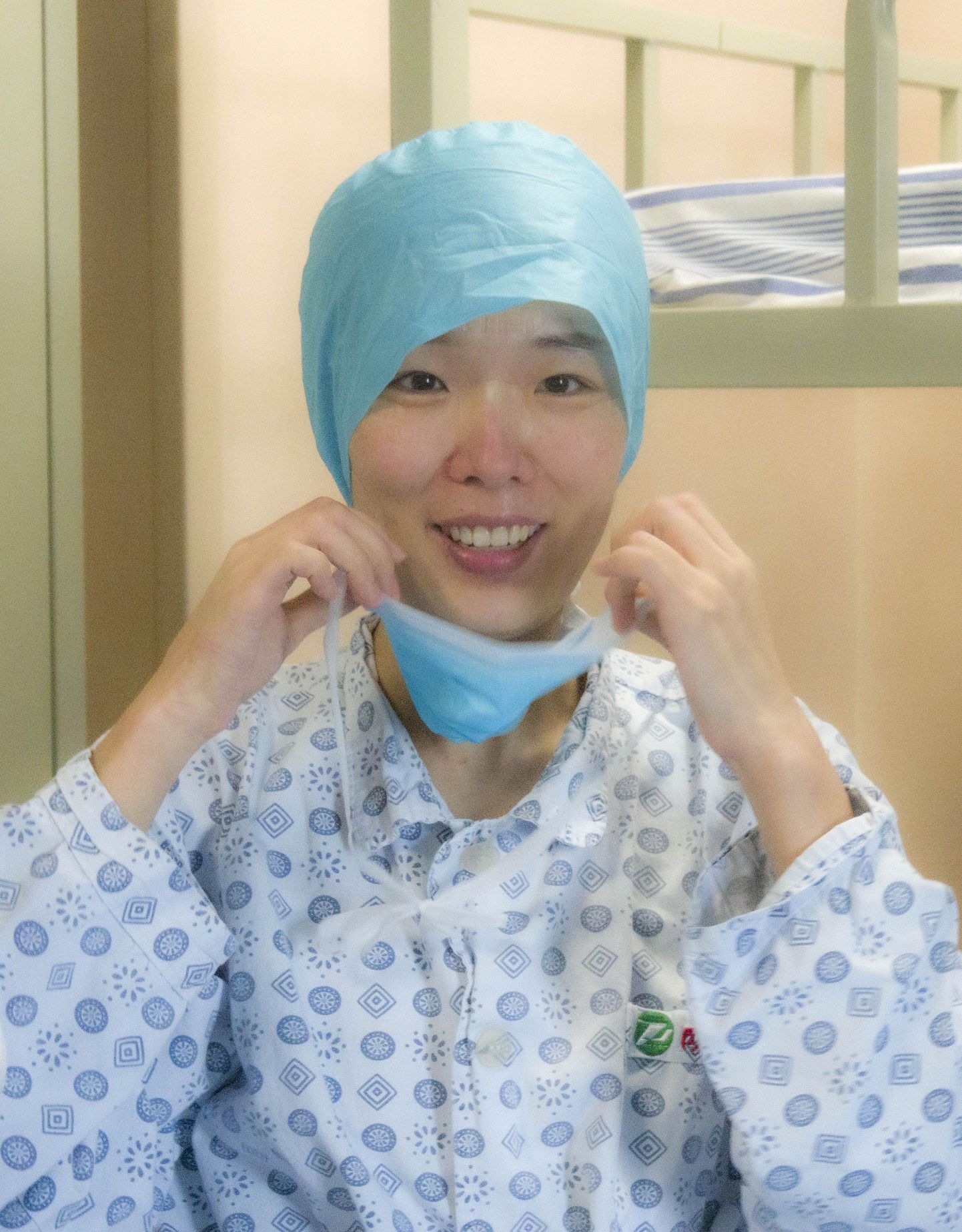 Meditsiiniõde Wuhanis asuvas Tongji haiglas.