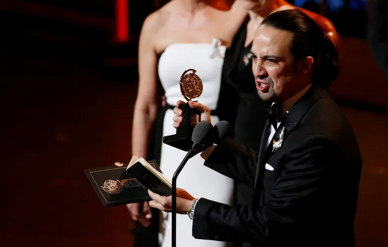Lin-Manuel Miranda Tony-auhinna tänukõne.