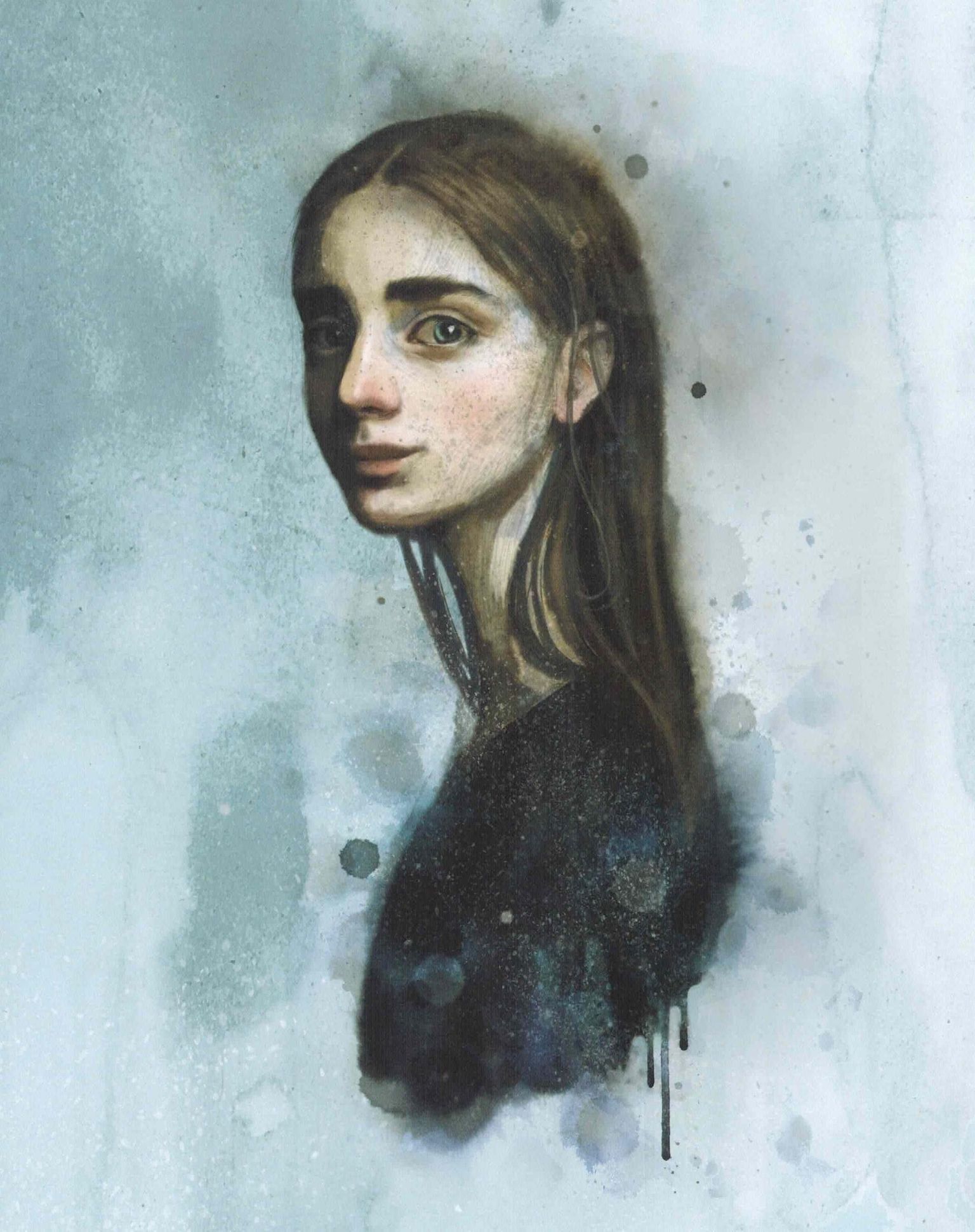 Lisa Aisato illustratsioon Maja Lunde raamatule «Lumeõde».