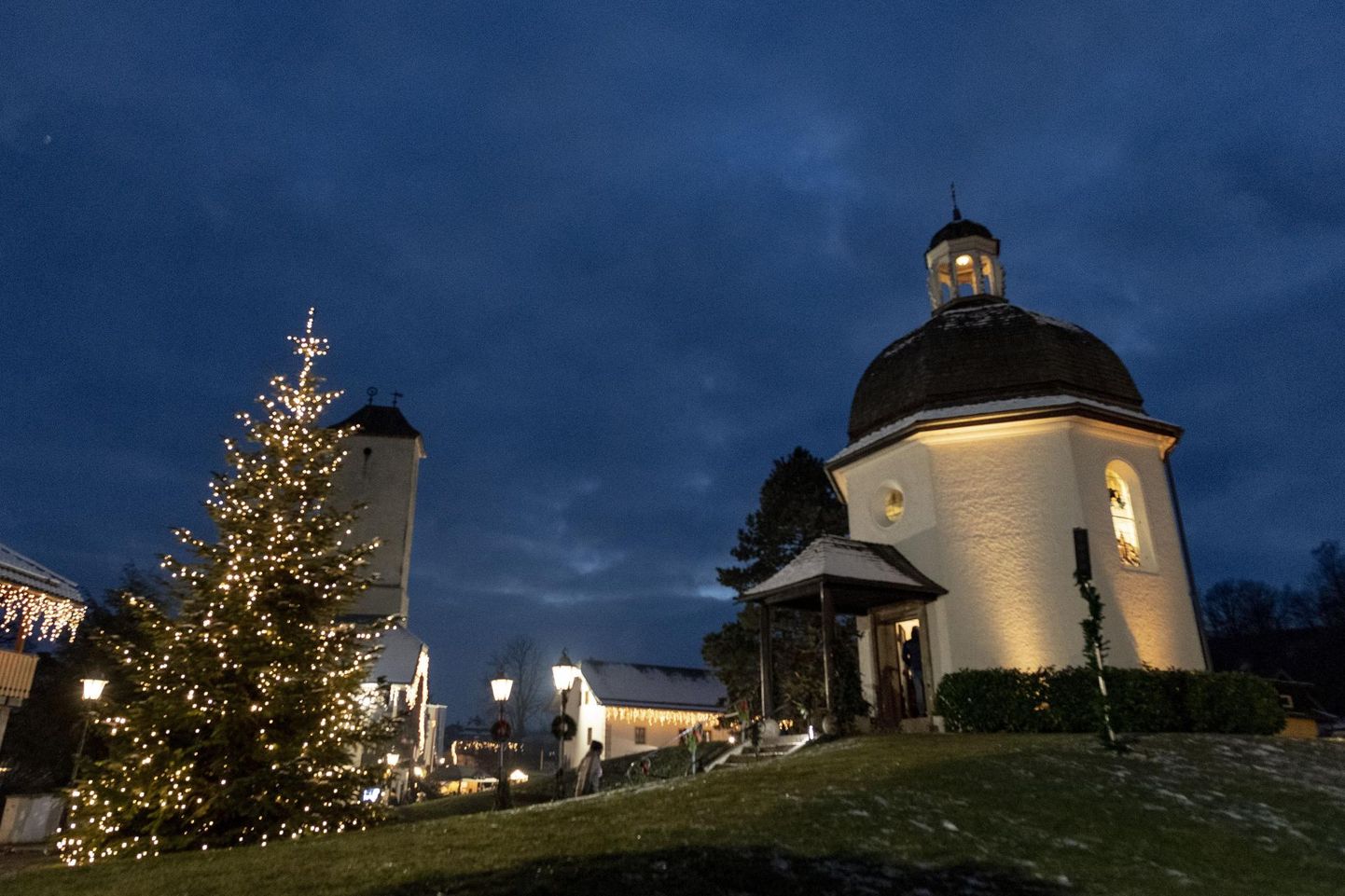 Oberndorf, kuulsaima jõululaulu sünnikoht Austrias.