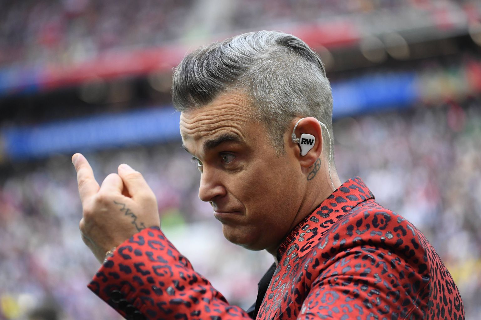 Robbie Williams esinemas FIFA World Cup'il 2018.