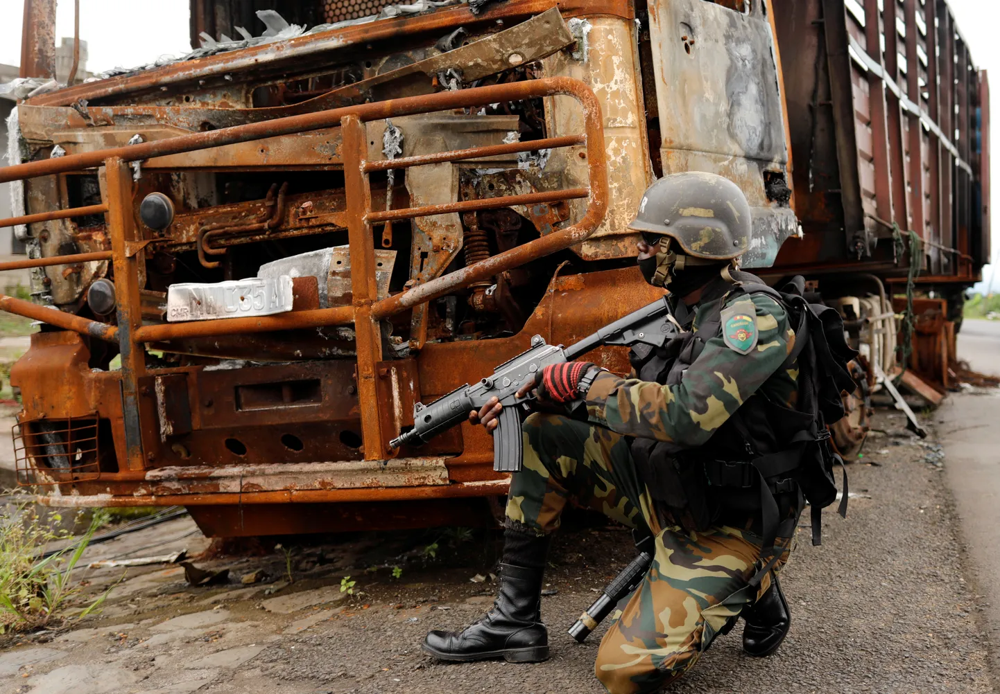 Kamerūnas armijas kareivis. Ilustratīvs attēls