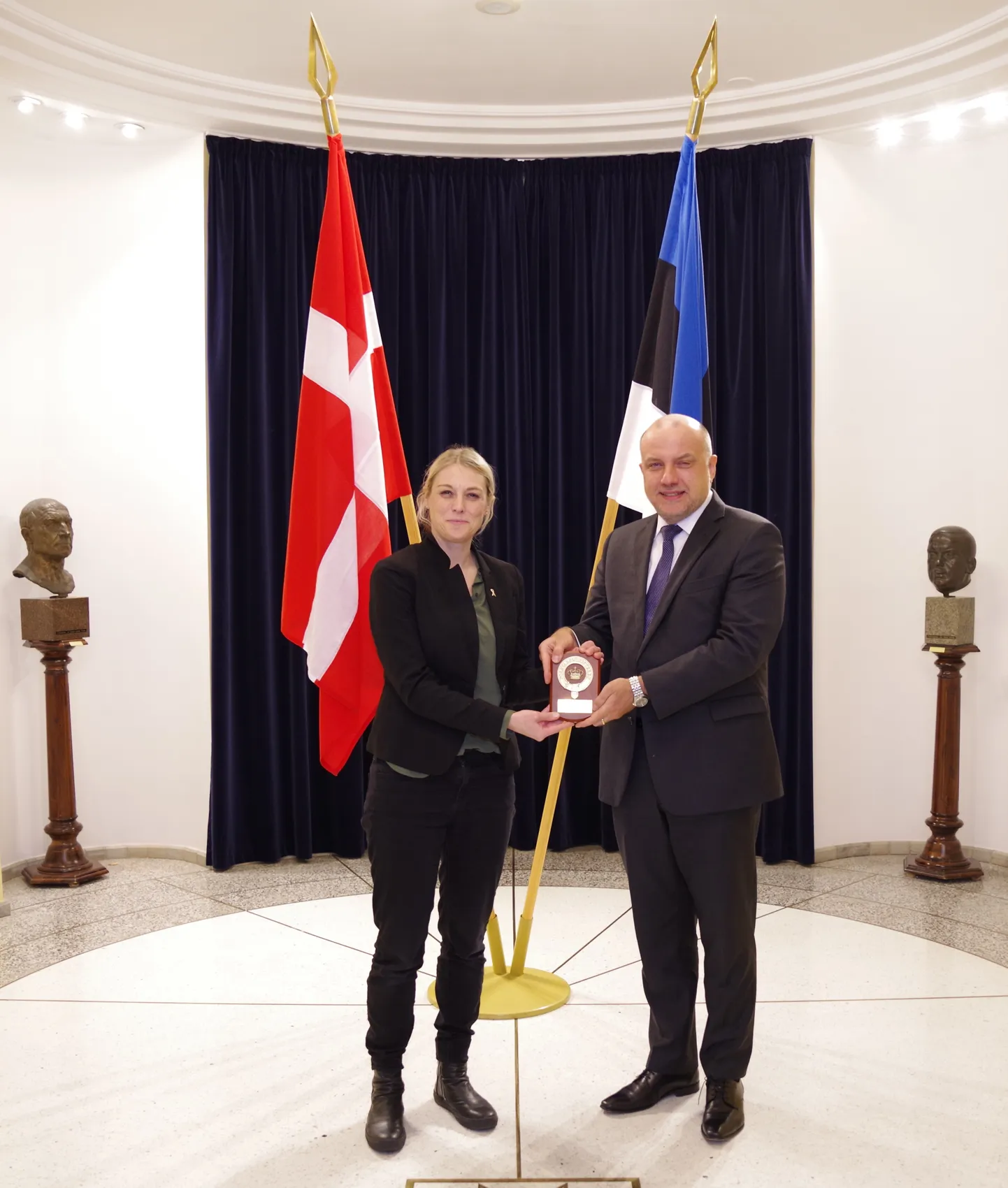 Kaitseminister Jüri Luik ja Taani kaitseminister Trine Bramsen.