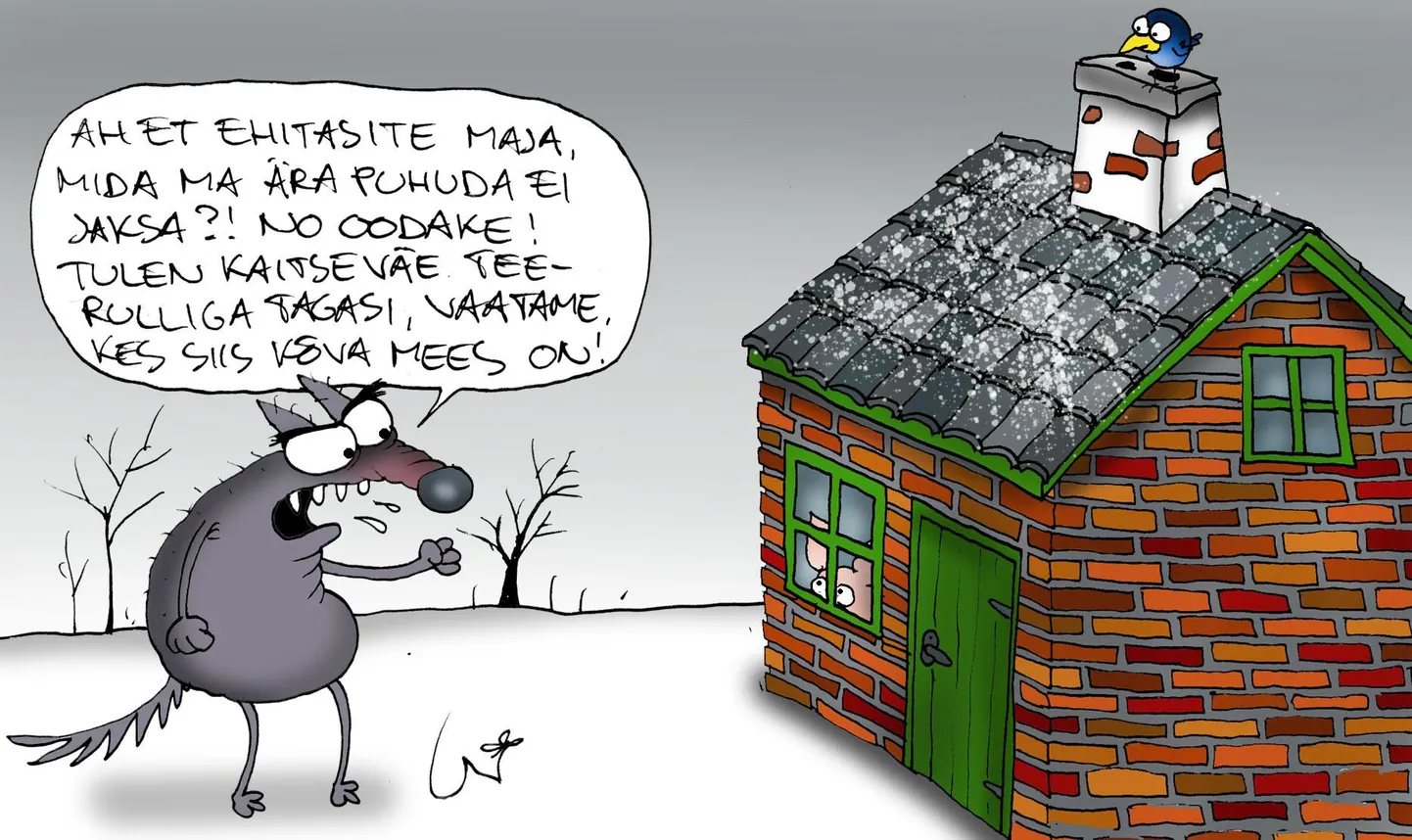 Päeva karikatuur. FOTO: Urmas Nemvalts
