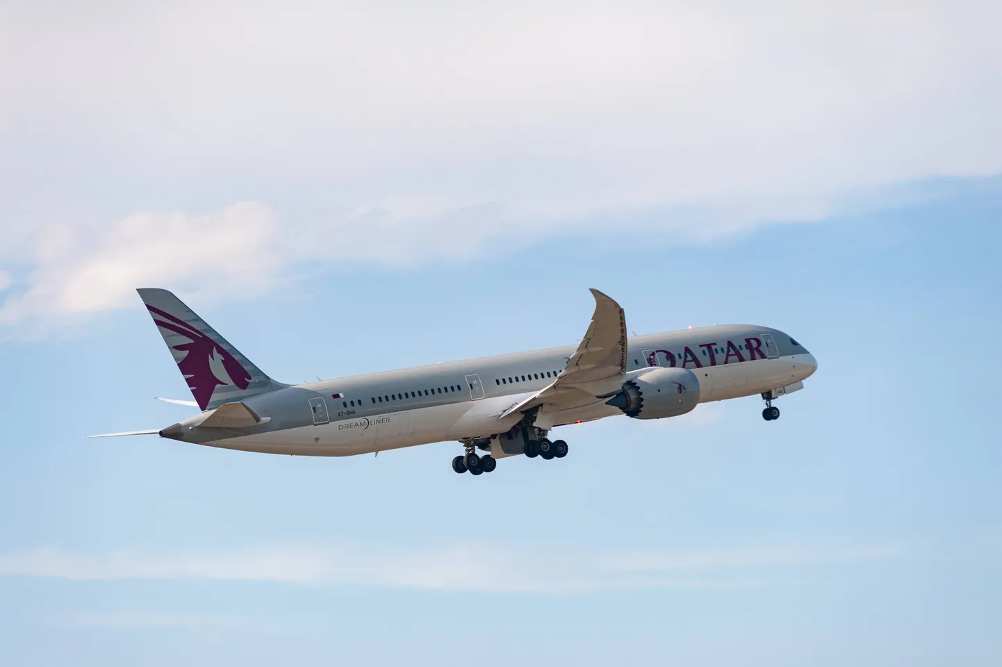Qatar Airwaysi lennuk Boeing 787 Dreamliner.