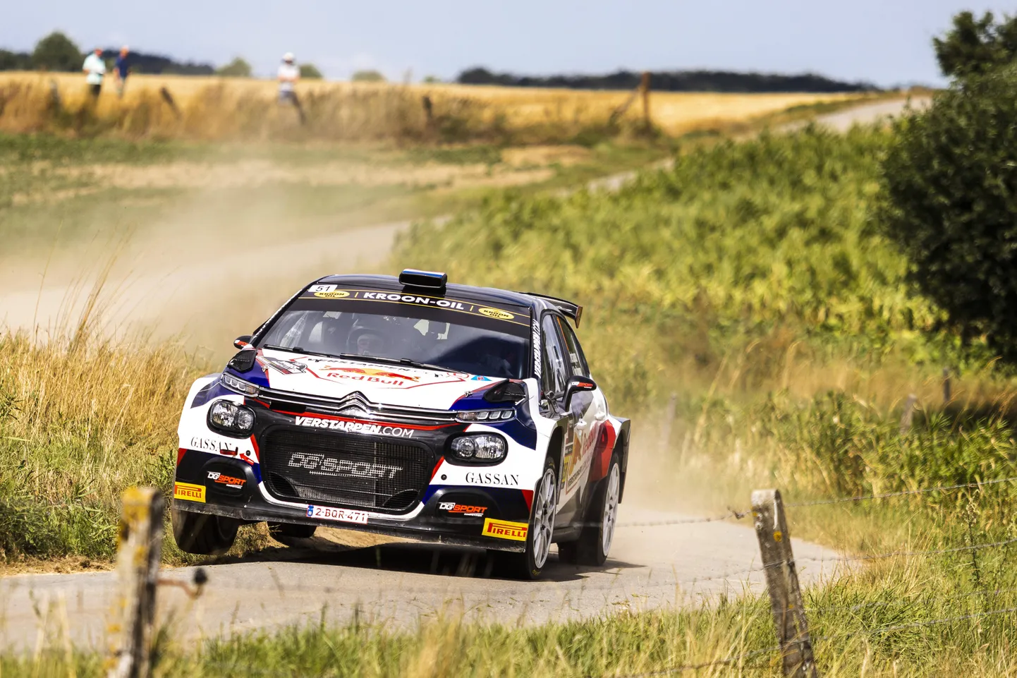 Jos Verstappen Belgia rallil.