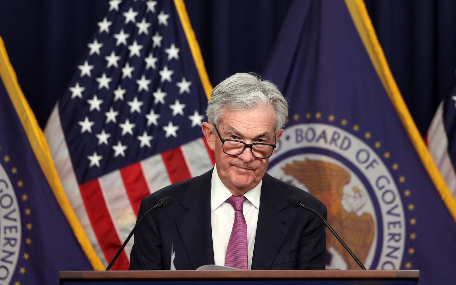 USA keskpanga juhi Jerome Powelli jutt pressikonverentsil tõi investorite näole naeratuse