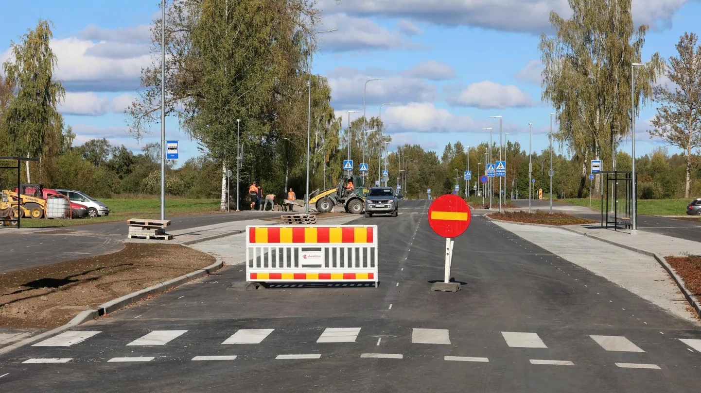 Põhja puiestee pikendus avatakse täna liikluseks.