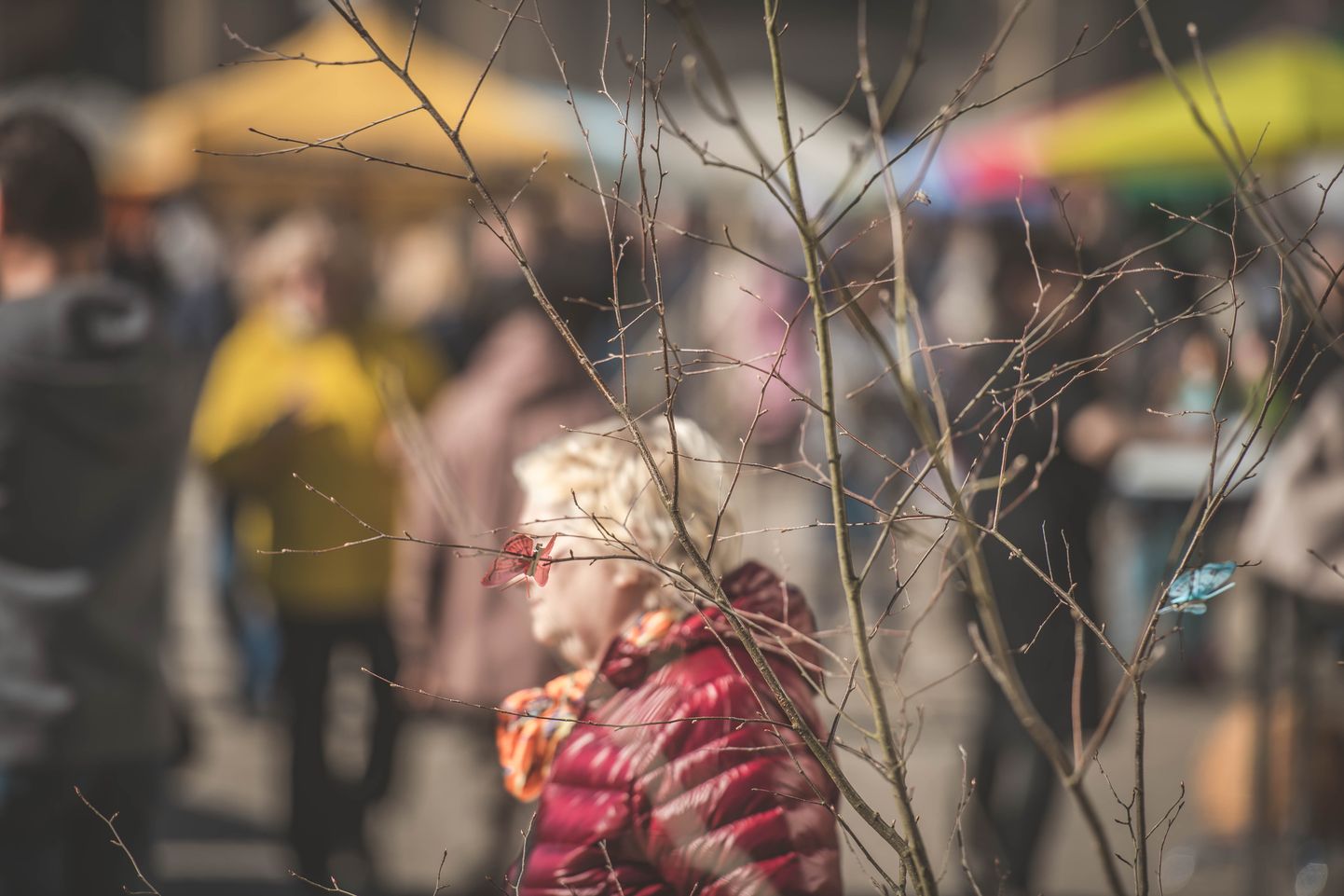 Foto: Rīgas Centrāltirgus Nēģu ielas laukumā notiek Lieldienu gadatirgus
