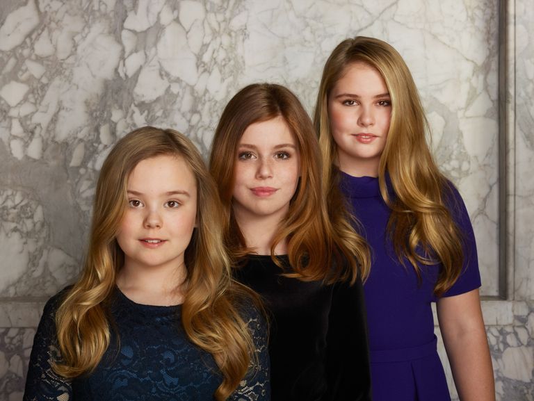 Hollandi kuningapaari kolm tütart vasakult: Ariane, Alexia ja Catharina-Amalia