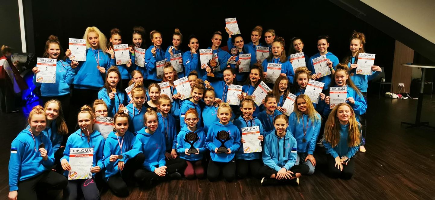 Viljandi tantsustuudio Dance Dream õpilased käisid Riias lätlaste ja leedulastega võistlemas.