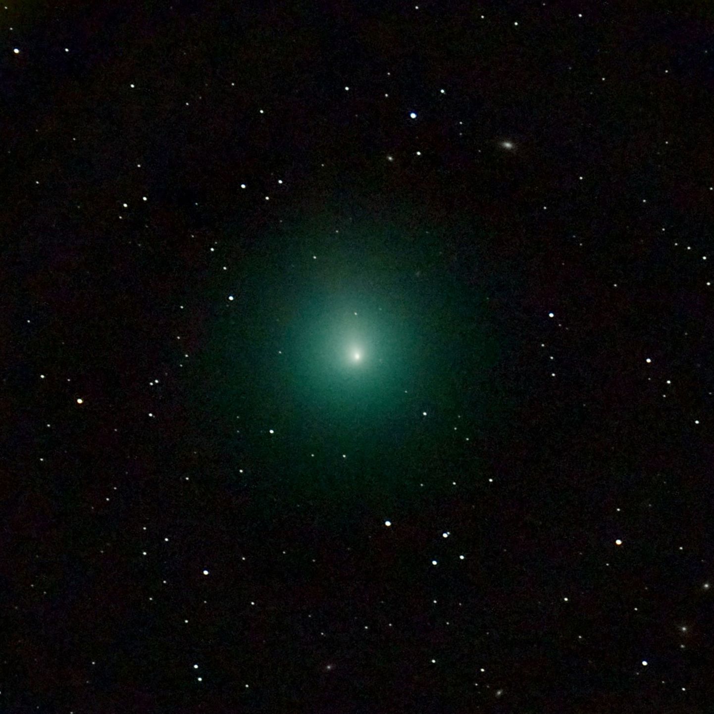 Prantsusmaa Pariisi observatooriumi foto komeet 46P/Wirtanenist, mis liikus 16. detsembril 2018 Maa juurest mööda
