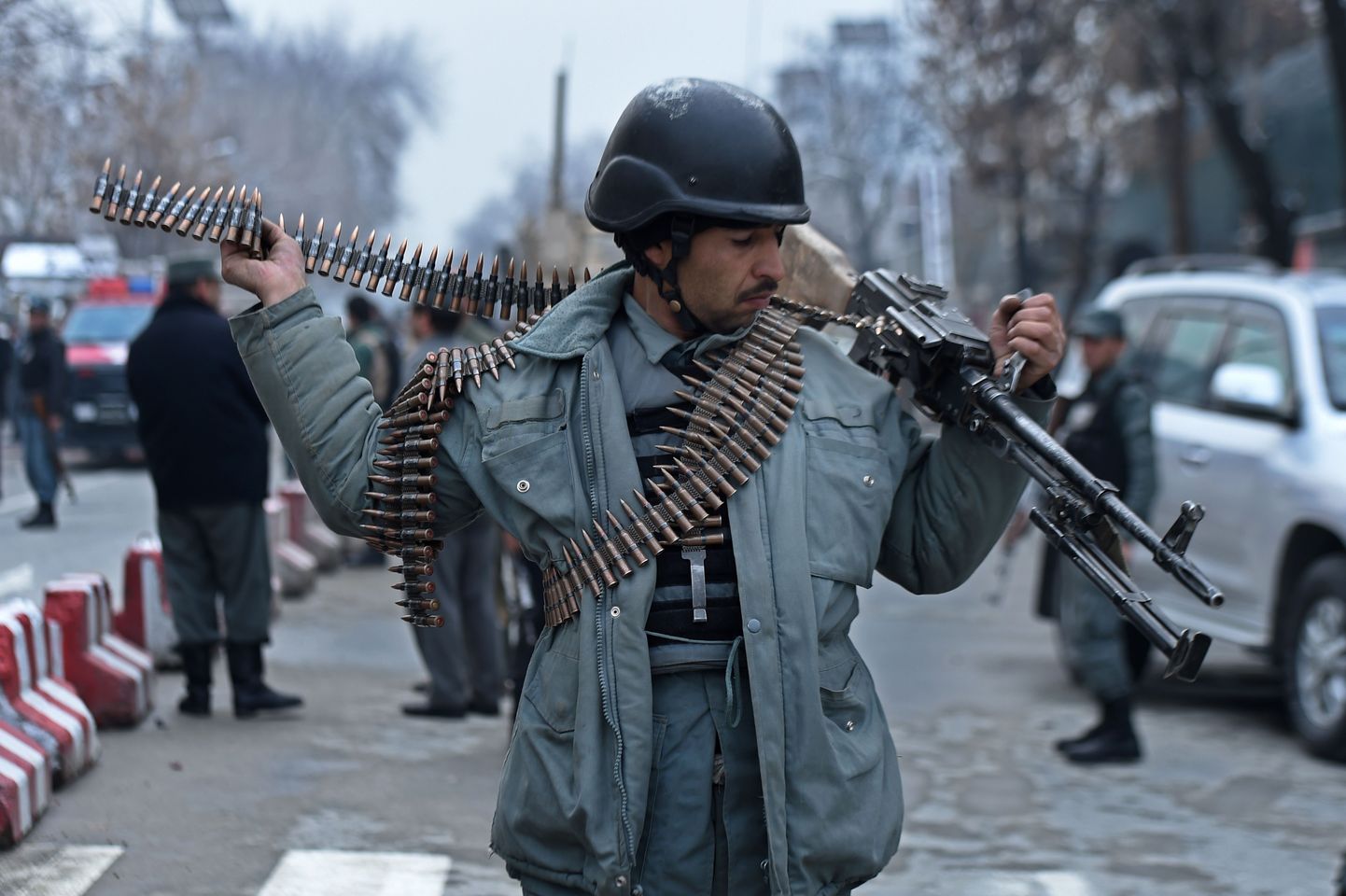 Illustratiivne foto. Afganistani politseinik.