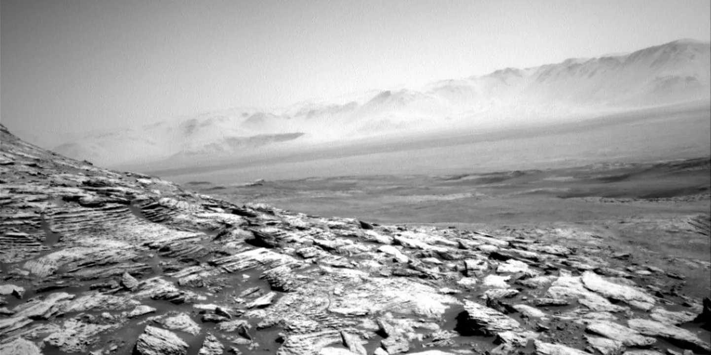 Marsa zondes "Curiosity" uzņemtais attēls.