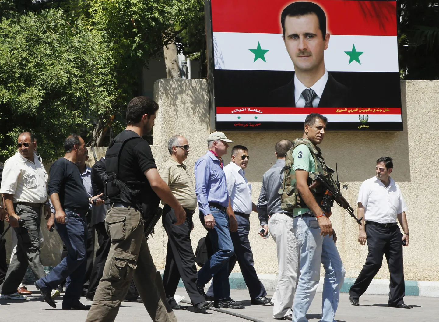 ÜRO eksperdid 30. augustil Damaskuses.