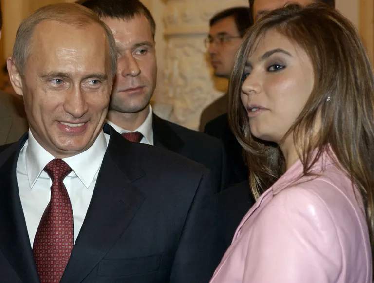 Vladimirs Putins un Alīna Kabajeva