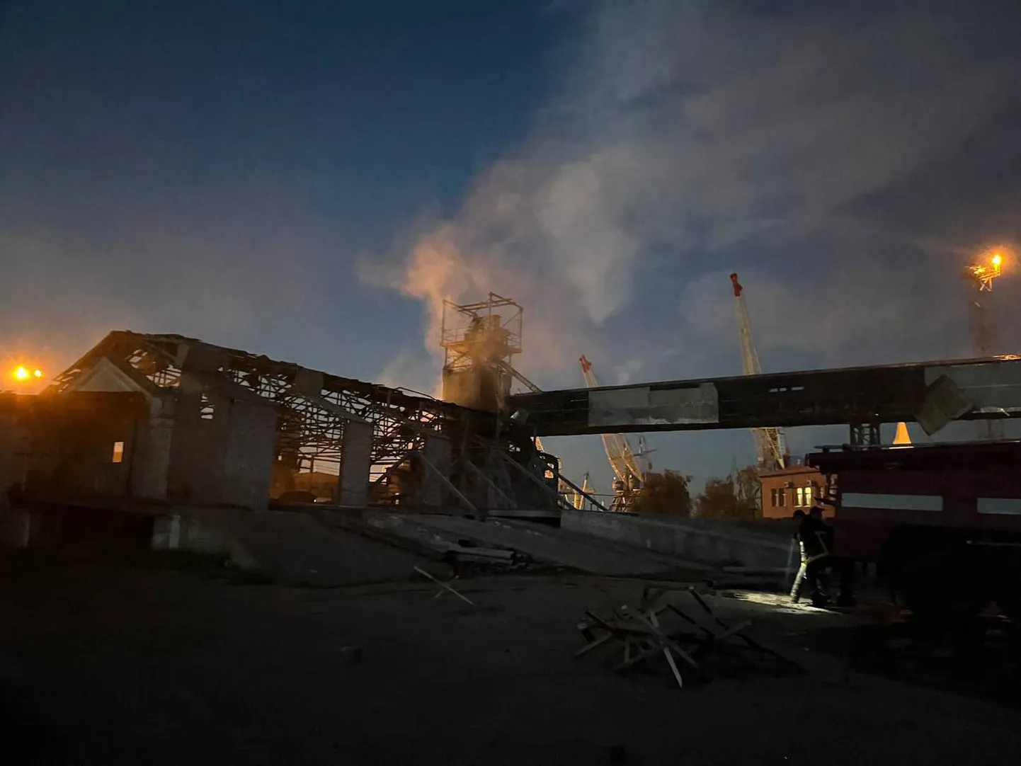 Odesas apgabala osta pēc dronu uzbrukuma augusta sākumā