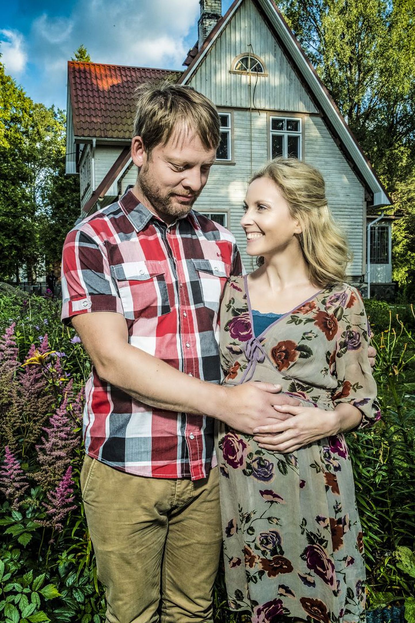 Kanal 2 uue põnevussarja «Nukumaja» osatäitjad Andres Mähar ja Karin Rask
