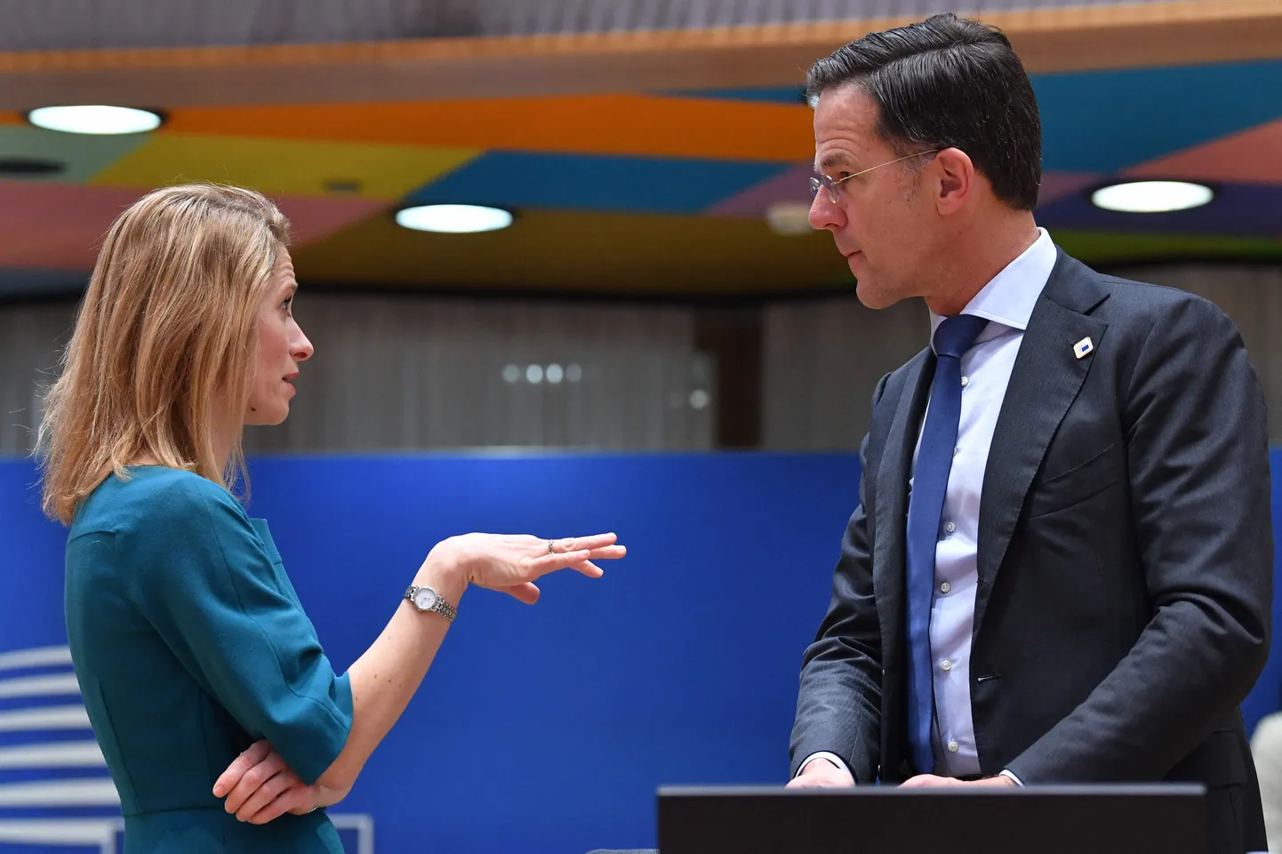 Kaja Kallas and Mark Rutte.