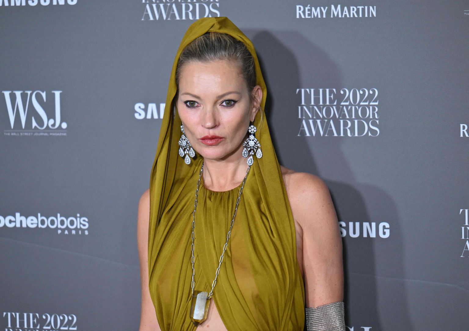 Briti modell Kate Moss 2. novembril 2022 New Yorgis Wall Street Journali innovatsiooniauhindade galal