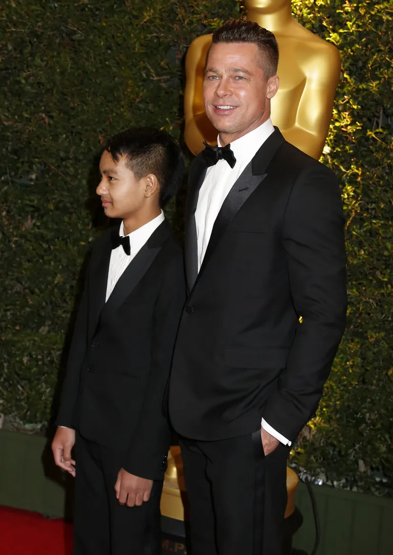 Maddox ja Brad Pitt