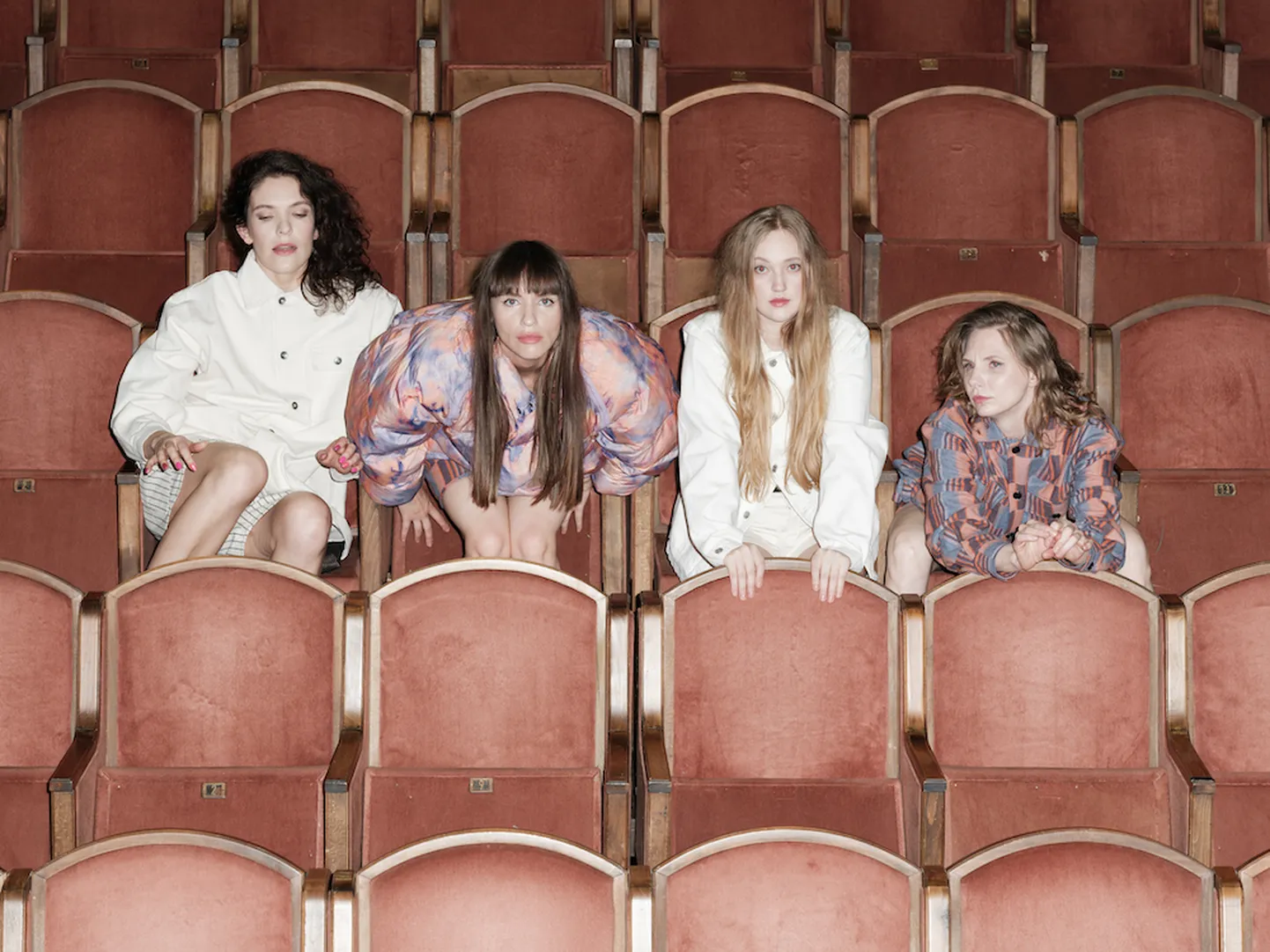 The Biofilm Sisters on Katrin Kreutzberg (vasakult), Arolin Raudva, Alise Bokaldere ja Mari-Liis Eskusson.