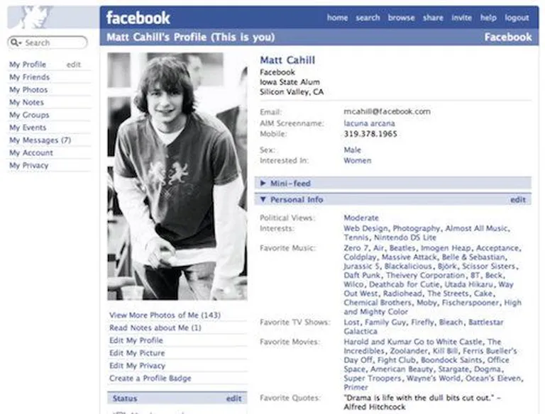 Facebook 2005