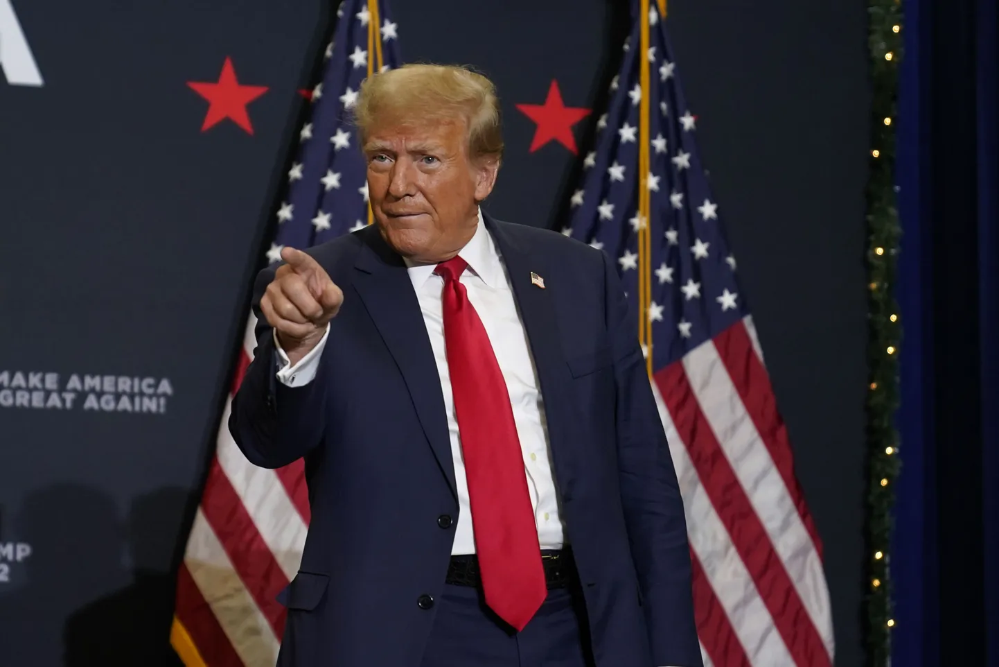 Donald Trump kampaaniaüritusel Iowas.