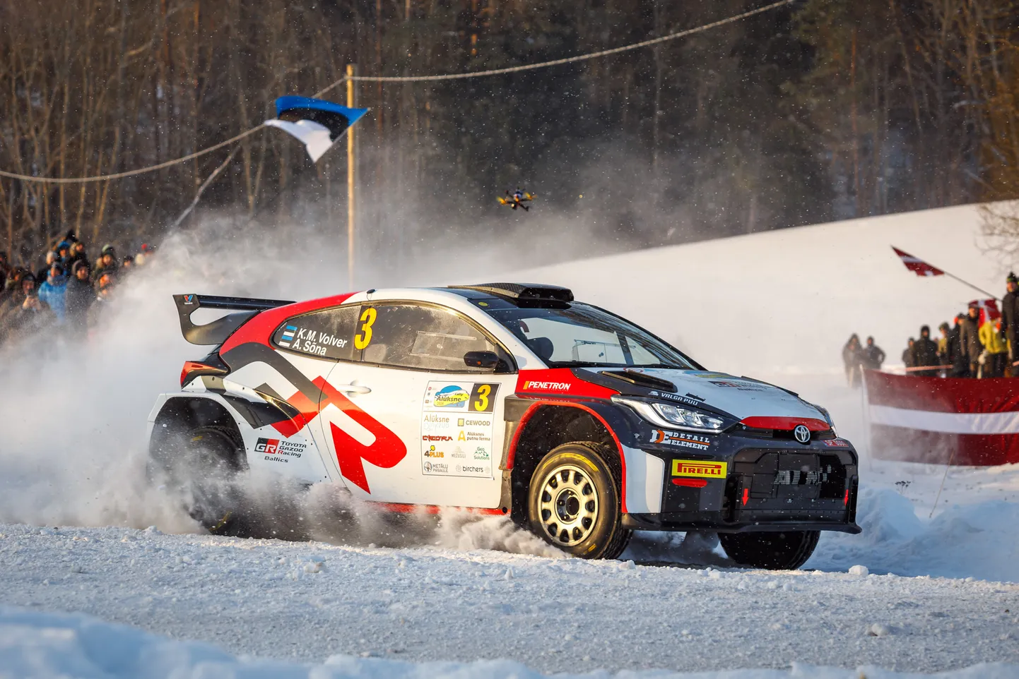 Lääne-Viru rallipaarid jõudsid hooaja avavõistlusel poodiumile
