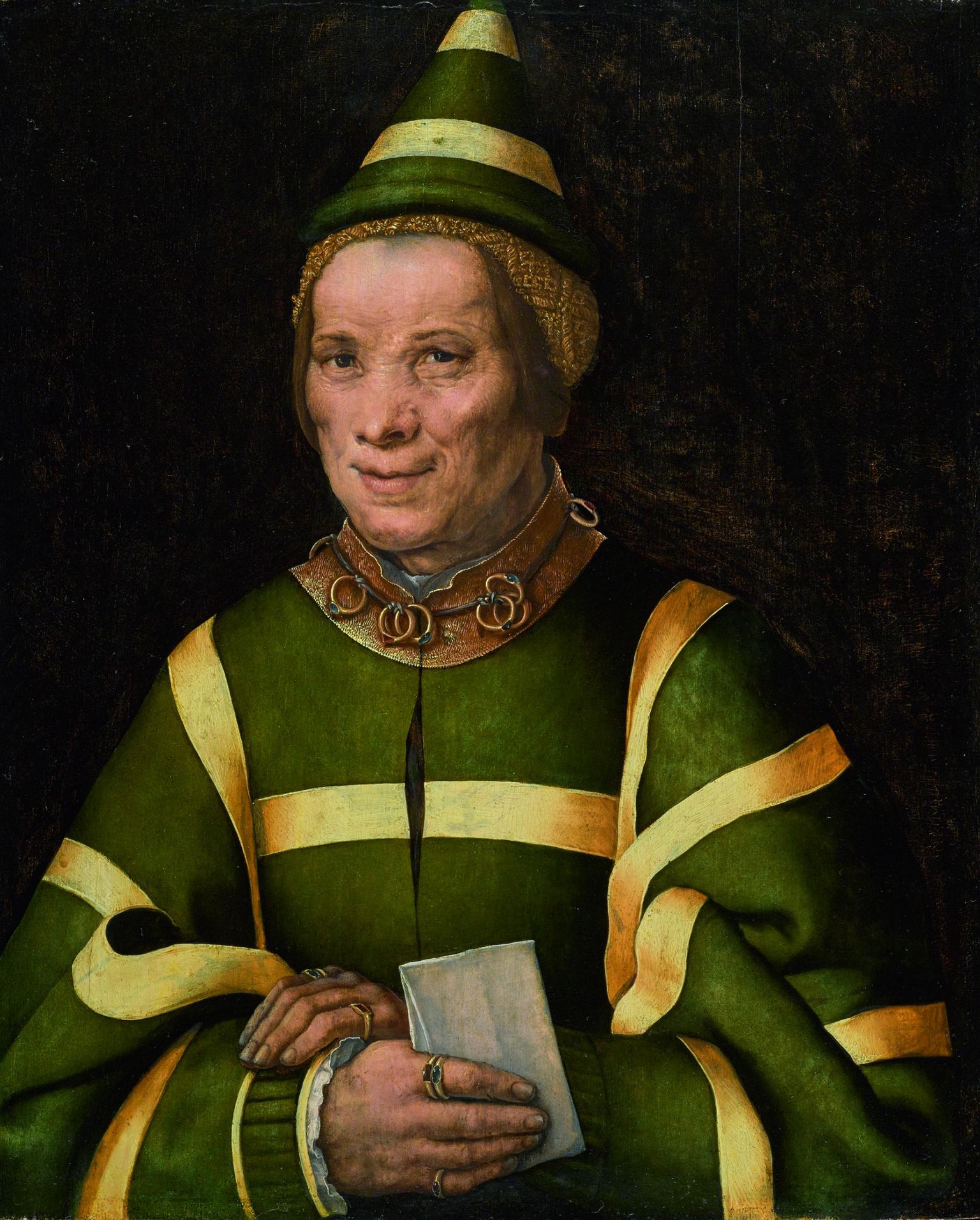 Jan van Hemessen (u 1500–1556/1557). «Ungari ja Böömimaa Anna õuenarr Elisabet». U 1525. Õli, puit. 