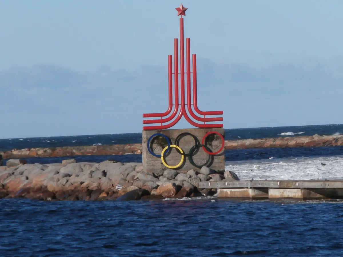 Moskva olümpiamängude raames Pirita sadamasse paigaldatud skulptuur
