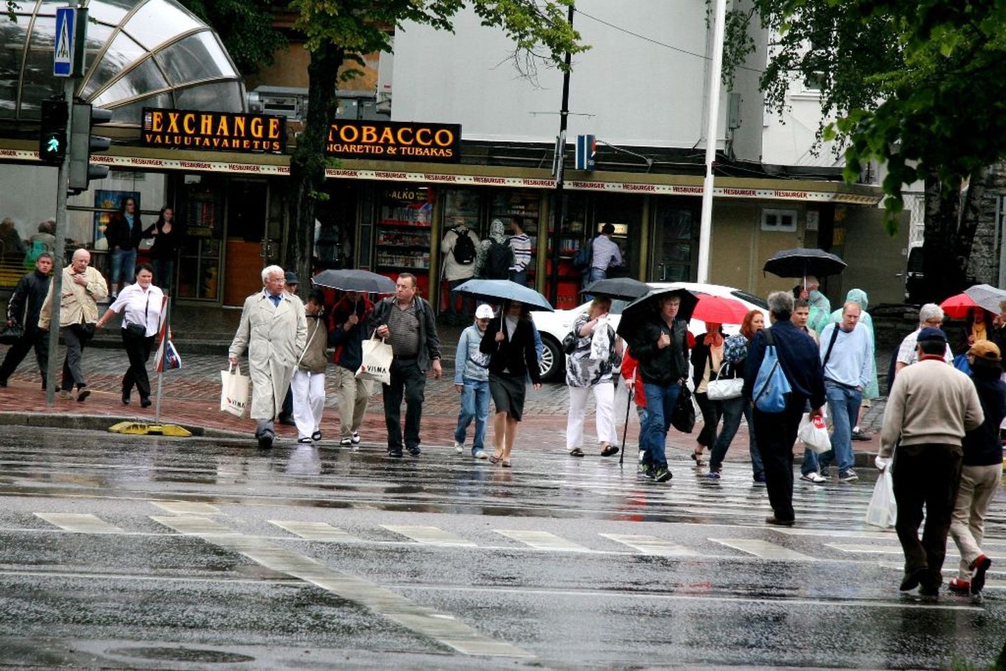Tallinnas sadas paduvihma.