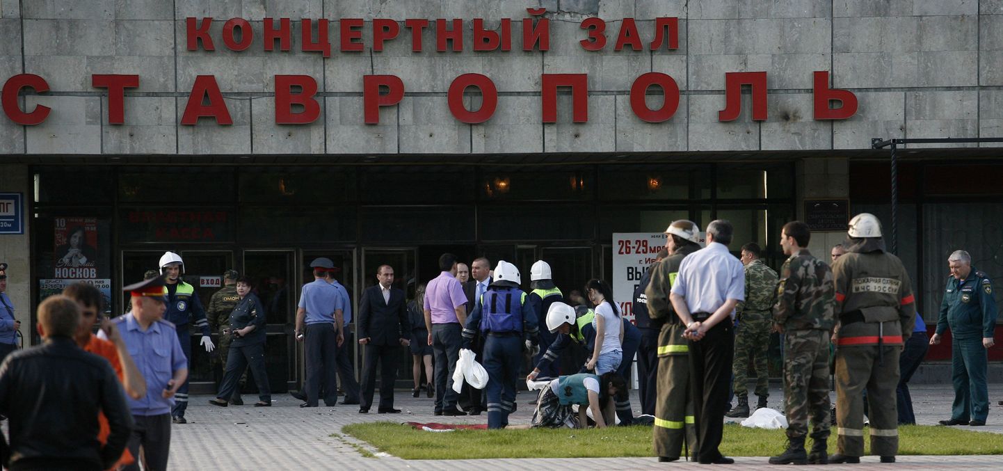 Plahvatus Stavropoli kultuurikeskuse ees nõudis mitu inimelu.
