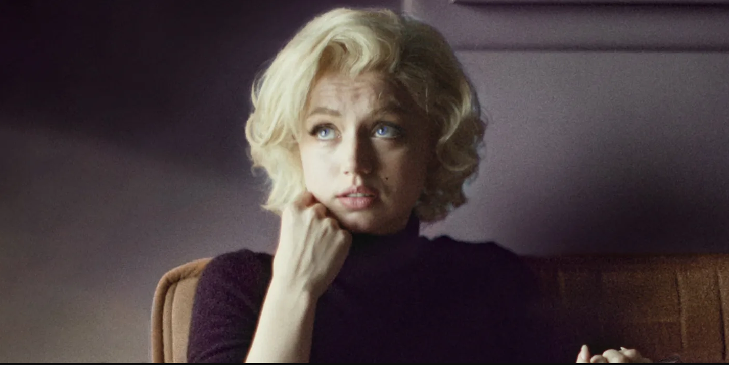 Ana de Armas Marilyn Monroena filmis «Blonde»