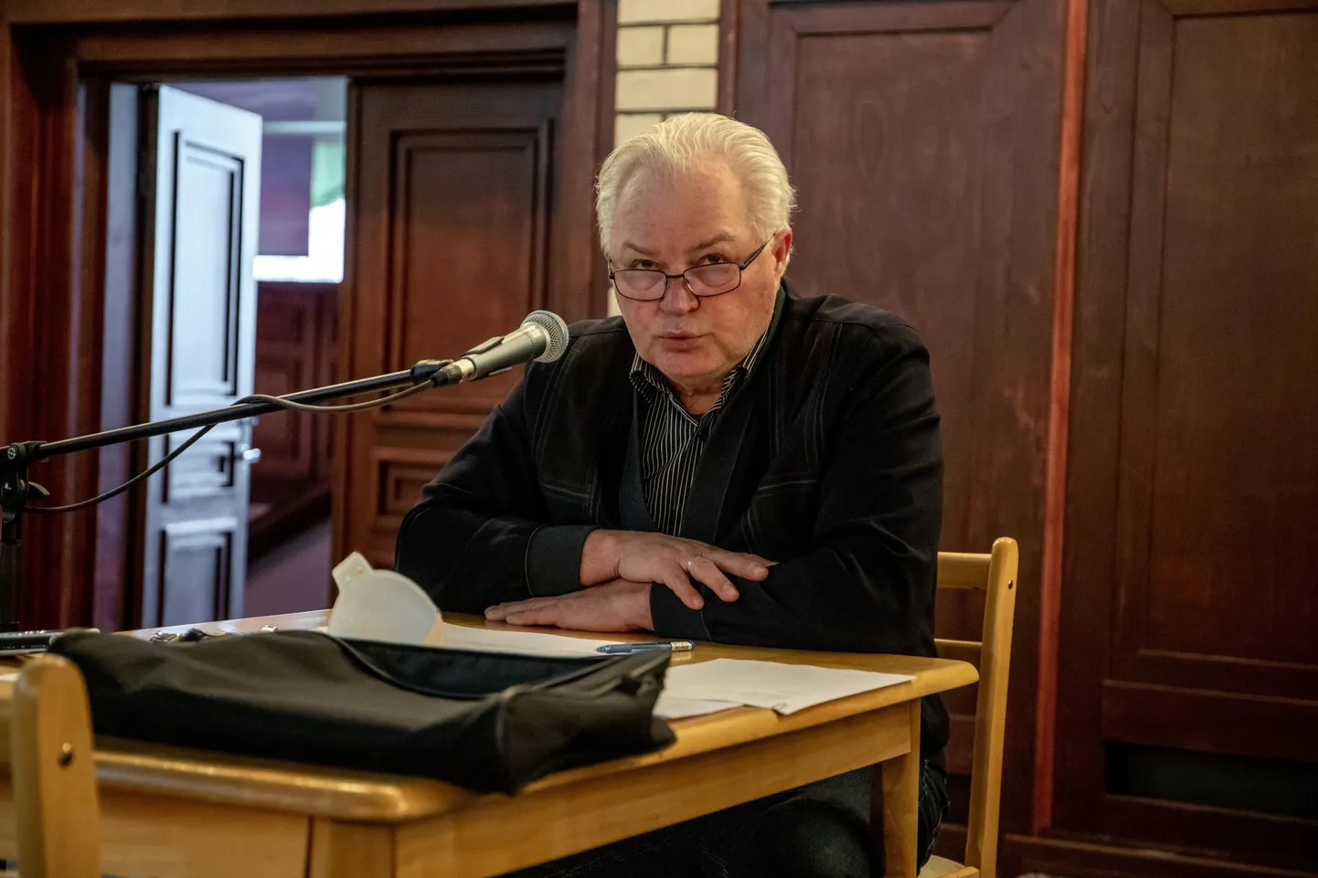 Rait Maruste Lääneranna volikogu esimehena (2021).