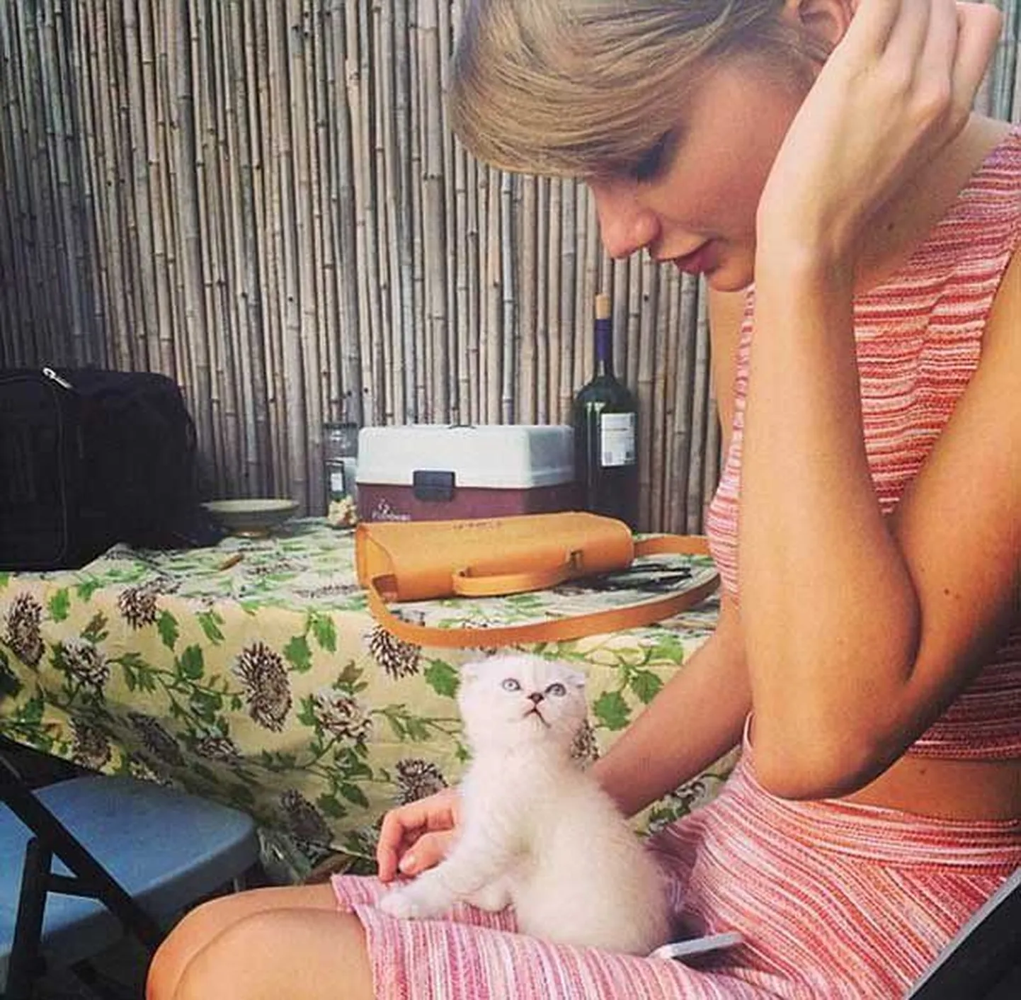 Taylor Swift koos uue kassipojaga