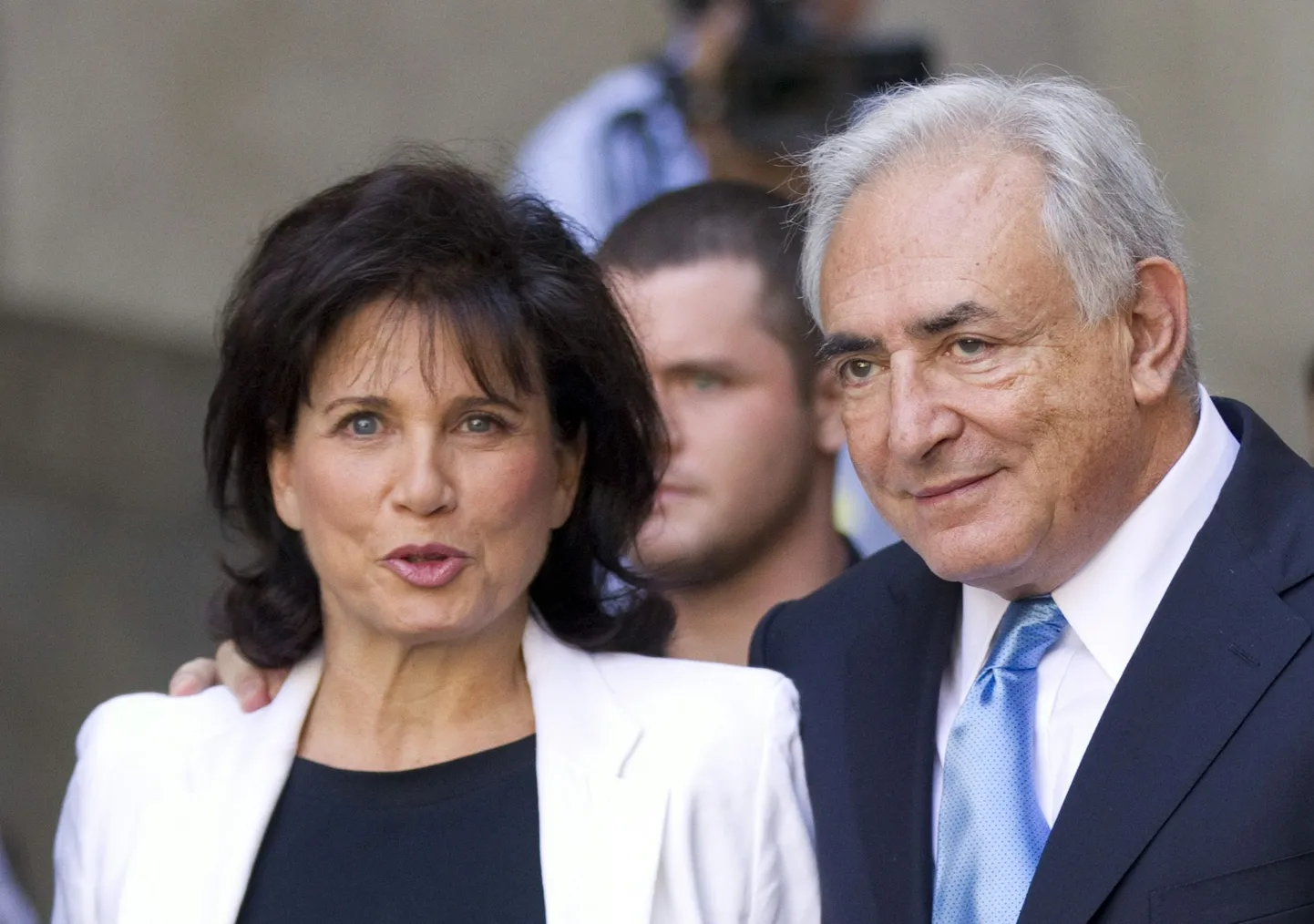 Dominique Strauss-Kahn ja Anne Sinclair 2011. aastal veel abikaasadena.